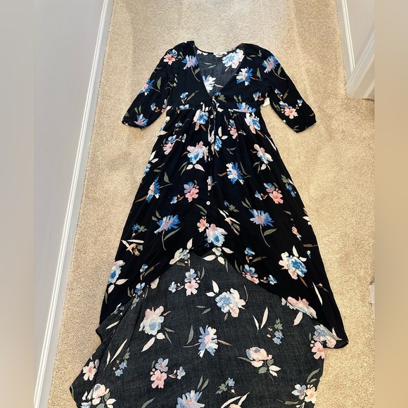 O'NEILL Women's Boyce Maxi Dress Floral Black Size small NWT - Picture 3 of 4